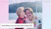 Nicole Kidman amoureuse et naturelle avec son mari Keith Urban, tendre instant à la plage