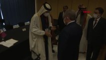 TBMM Başkanı Şentop, Katar Şura Meclisi Başkanı Al-Ghanim ile görüştü