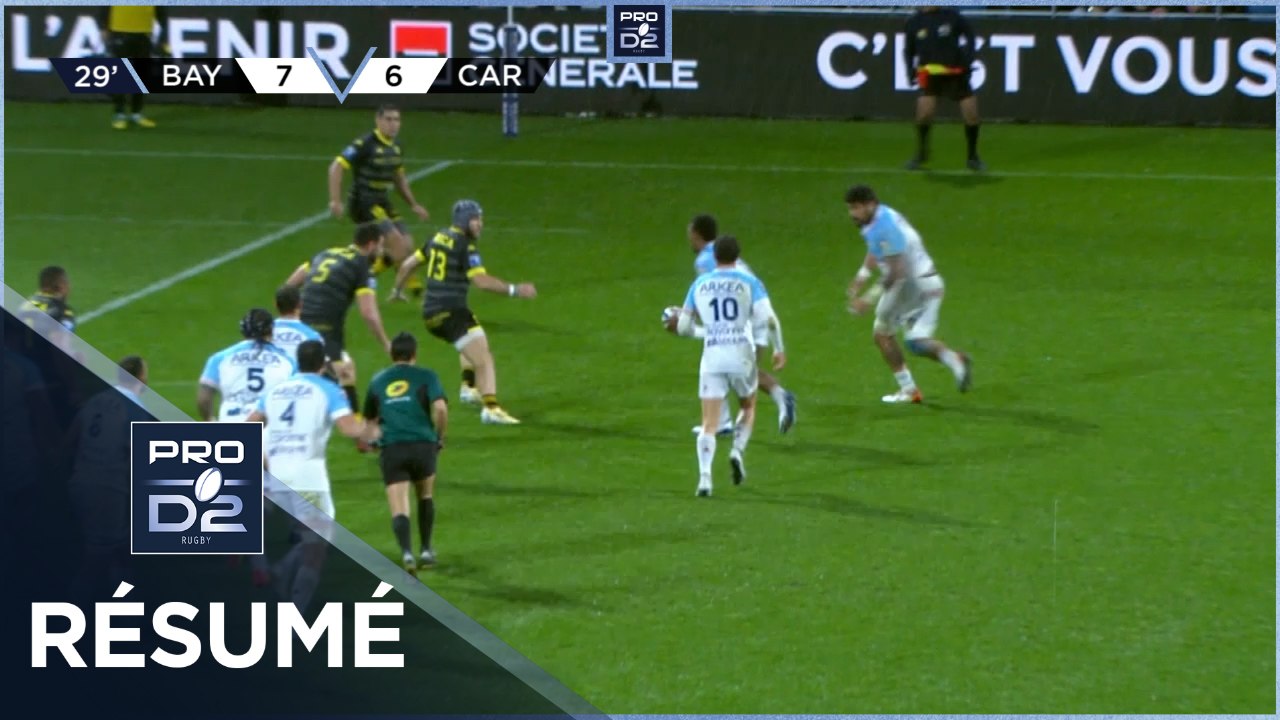 PRO D2 - Résumé Aviron Bayonnais-US Carcassonne: 25-14 - J12 - Saison 2021/2022
