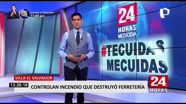VES: incendio en ferretería dejó graves daños materiales