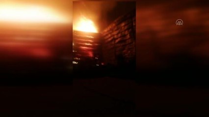 KIRIKKALE - Soğuk hava deposunda çıkan yangın kontrol altına alındı