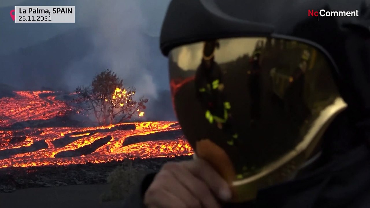 Temperaturmessung auf La Palma: Hautnah dran am neuen Lavafluss