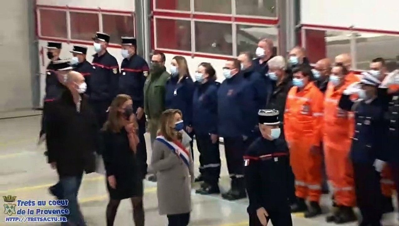 Cérémonie Sainte Barbe des sapeurs pompiers de TRETS 26NOV2021