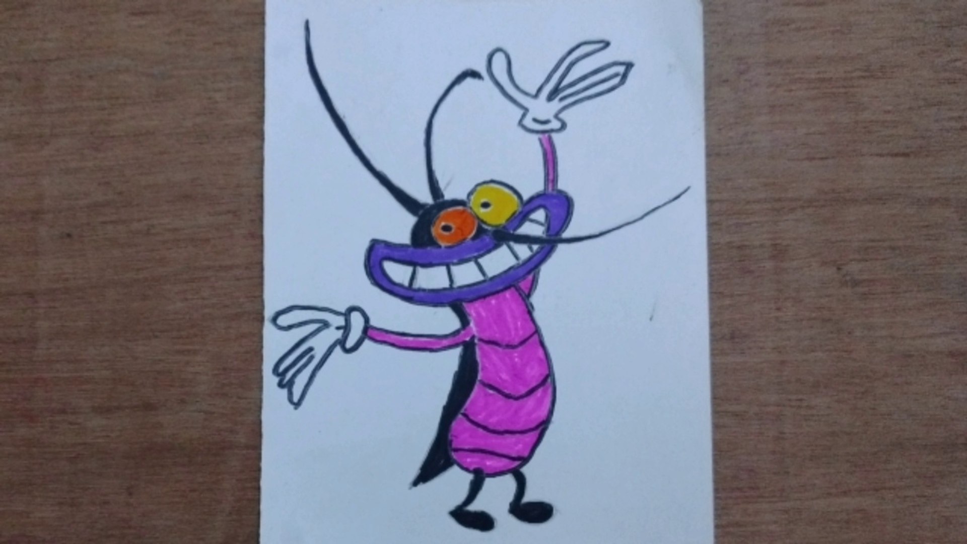 Oggy cockroach drawing - video Dailymotion