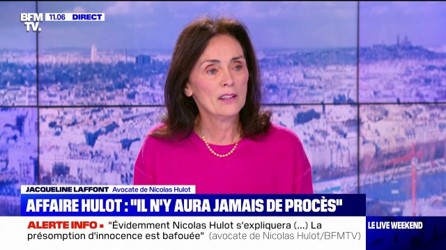 Nicolas Hulot fait l'objet d'un lynchage médiatique , selon son avocate