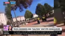 Trois membres présumés du groupe lyonnais les Daltons ont été condamnés à des peines allant de six à douze mois de prison hier à Lyon provoquant la colère de leurs avocats