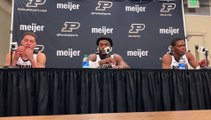 Purdue players react to victory over Omaha