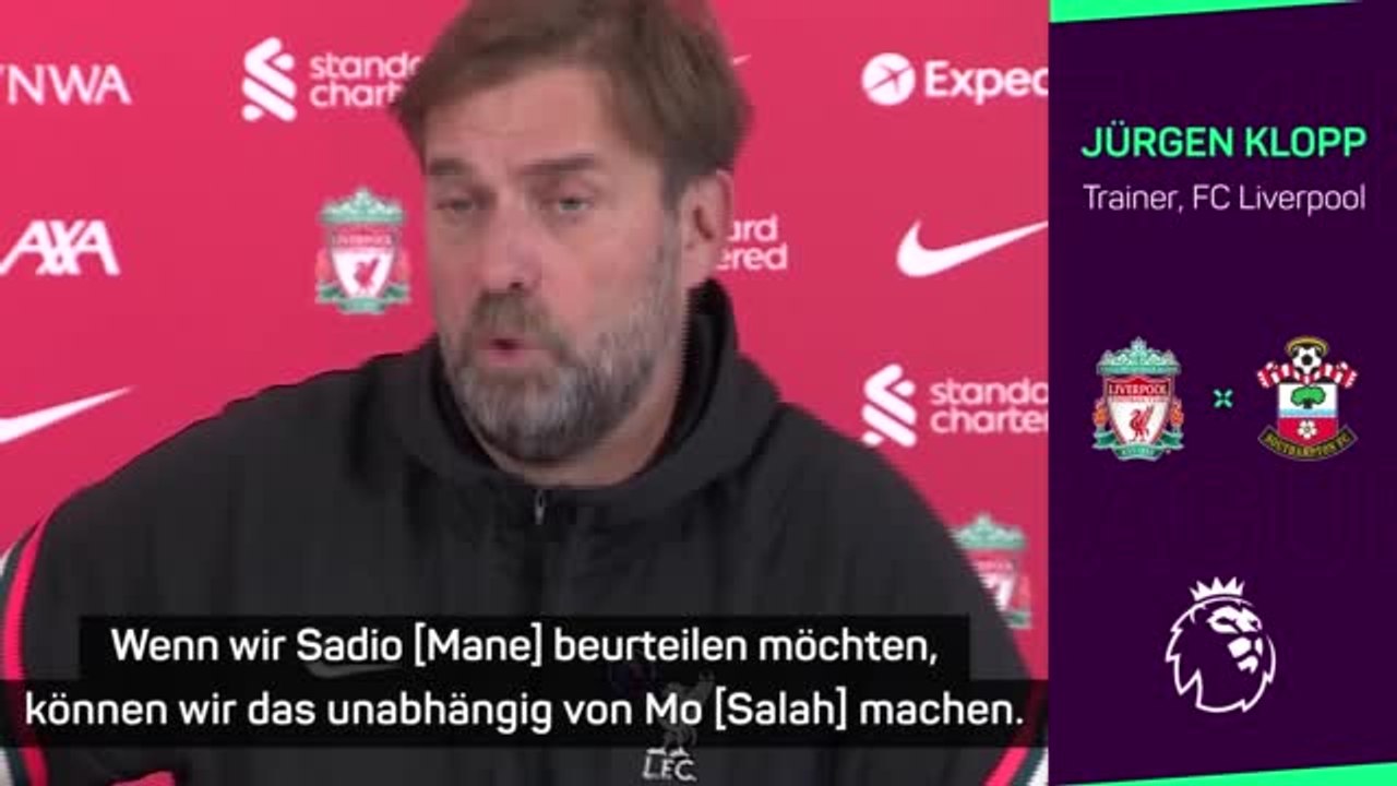 Mane wie Salah? Klopp:“Er ist ein Weltklassespieler”