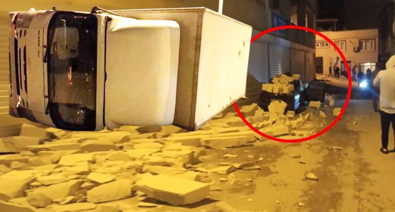 Lodos hayatı felç etti: Korku filmi gibi görüntüler!