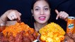 Asmr Eating  Spicy Chicken Schezwan Noodles, Chicken Lollipop, Chicken Fried Rice, Chicken Pakoda, Egg Foodie JD