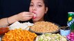 Asmr Eating Spicy  Macaroni, Fried Rice, Malai Chaap, Rumali Roti, Choclate Cup Cake   Huge Food Mukbang Foodie JD