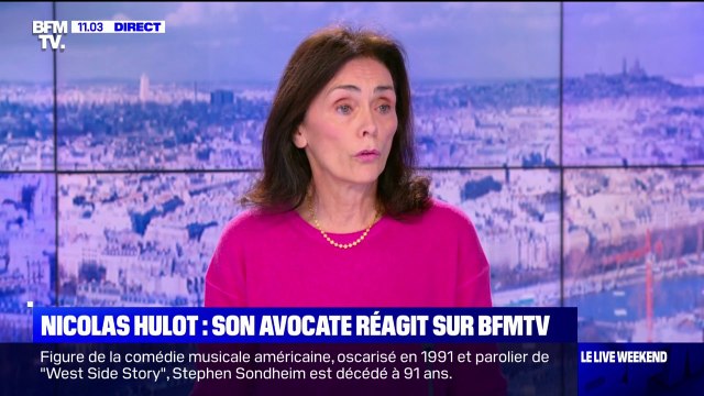 Il n'y aura jamais de procès : l'avocate de Nicolas Hulot réagit aux accusations d'agressions sexuelles sur BFMTV