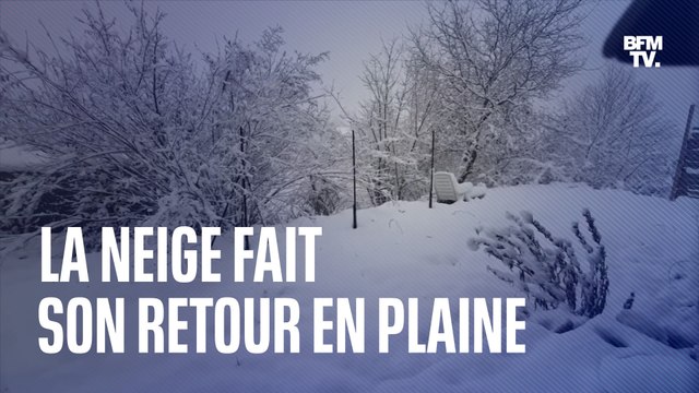 La neige fait son retour en plaine: du Nord aux Vosges, vos images témoins