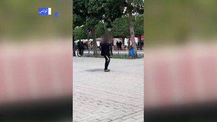 تعرض عناصر في الشرطة التونسية لمحاولة هجوم بالسلاح الأبيض