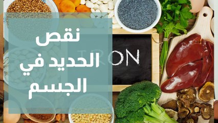 نقص الحديد في الجسم