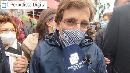 Alcalde Almeida: "Tenemos en España un Gobierno nefasto, que tacha a Policia y Guardia Civil de represores"