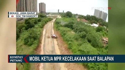 Detik-detik Ketua MPR Bambang Soesatyo Kecelakaan Saat Balap Sprint Rally Bersama Sean Gelael