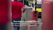 BNNP Jatim Tangkap 2 Bandar Narkoba di Tol Surabaya