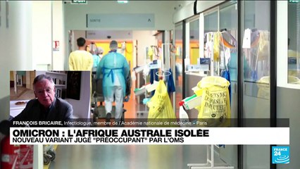 Omicron: l'Afrique autrale isolée, le nouveau variant jugé "préoccupant" par l'OMS