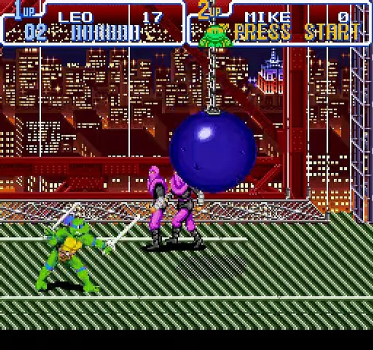 Teenage Mutant Hero Turtles IV : Turtles in Time online multiplayer - snes