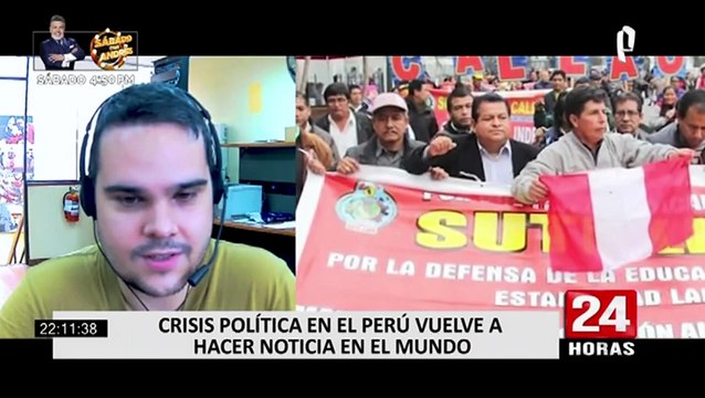 Crisis política en el Perú vuelve a hacer noticia en el mundo