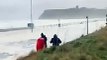 WATCH: Beachgoers caught up in huge Scarborough seafront waves as Storm Arwen batters coastline