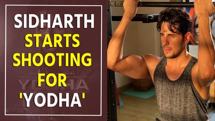 Sidharth Malhotra starts shooting for 'Yodha'