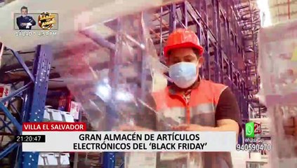 VES: gran almacén en el distrito de artículos electrónicos del "Black Friday"