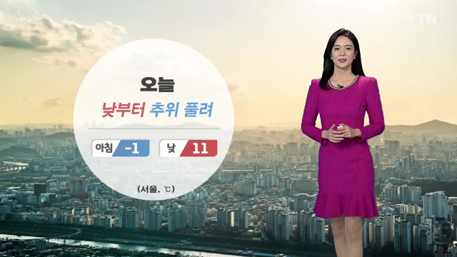 [날씨] 아침까지 영하권 추위...오늘 낮부터 추위 풀려 / YTN