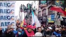 Miles de policías se han manifestado este sábado en Madrid contra la reforma de la Ley de Seguridad Ciudadana, popularmente conocida como ‘Ley Mordaza’