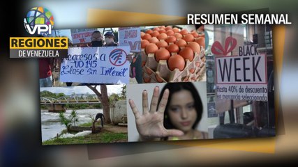 Resumen semanal de las Regiones de Venezuela del 22 al 26 de Noviembre de 2021