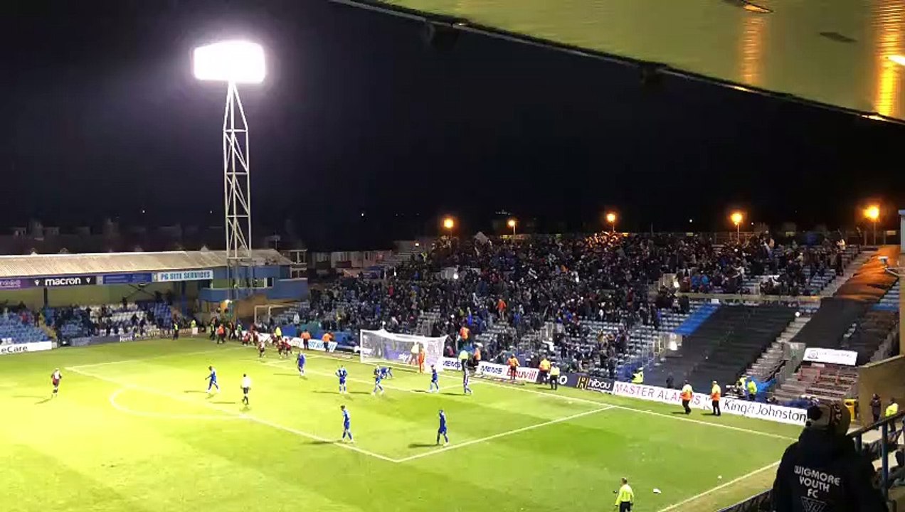 Cowley celebration at Gillingham