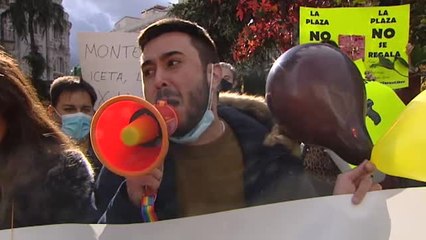 Los funcionarios y opositores se manifiestan en Madrid