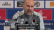 15e j. - Bosz sur le jet de bouteille lors de OL-OM : 