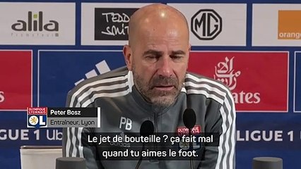 15e j. - Bosz sur le jet de bouteille lors de OL-OM : "Quand tu aimes le foot, ça fait mal"