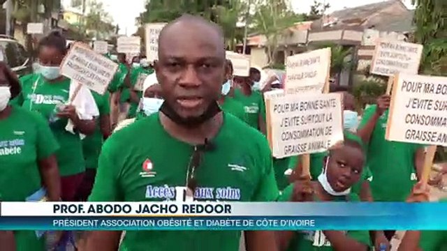 Prévention diabète-hypertension : l'association obésité diabète de Côte d'Ivoire sensibilise