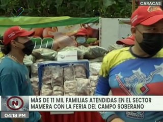Feria del Campo Soberano beneficia a más de 11 mil familias en el sector Mamera de Caracas