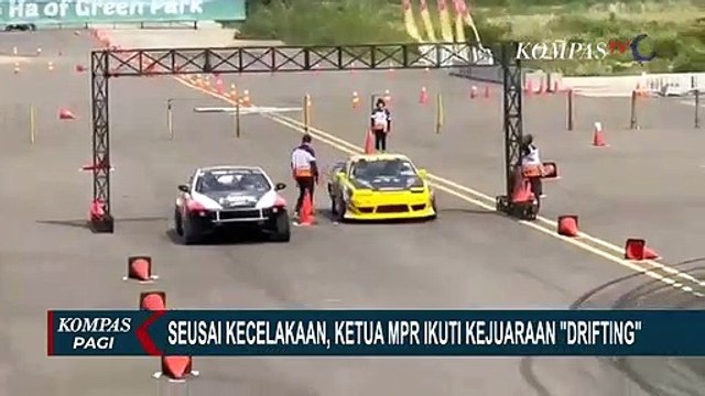 Ketua MPR Bambang Soesatyo Ikut Kejuaraan Drift Pasca Kecelakaan Balap Rally