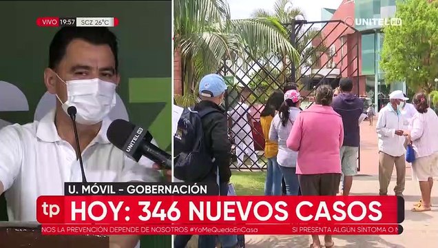 Estamos viviendo una tormenta epidemiológica : Santa Cruz reporta 346 nuevos casos y lleva 3.578 contagios en lo que va de la semana