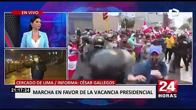 Marcha “Vacancia Ya”: ciudadanos marchan a favor de la salida de Pedro Castillo
