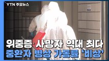 위중증·사망자 역대 최다...중환자 병상 가동률 '비상' / YTN