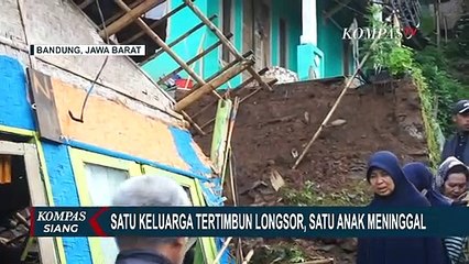 Satu Keluarga Terimbun Material Longsor di Bandung, Sang Anak Meninggal Dunia