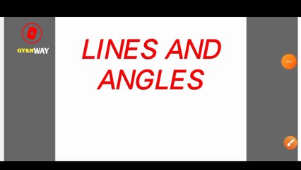 lines and angles class 9 introduction