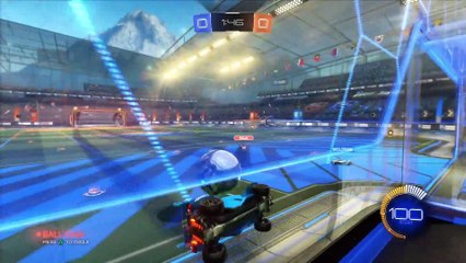 First time playing Rocket League