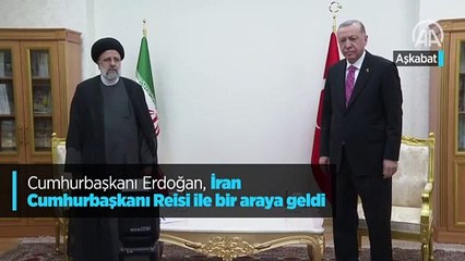 Cumhurbaşkanı Erdoğan, İran Cumhurbaşkanı Reisi ile bir araya geldi