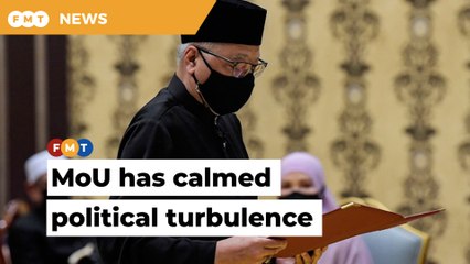 MoU between PH and government has brought about a semblance of political stability