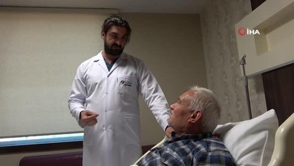 İdrarda kanama şikayetiyle gelen hastanın mesanesinde tümör olduğu saptandı