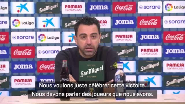 15e j. - Xavi : Cette victoire va booster notre confiance