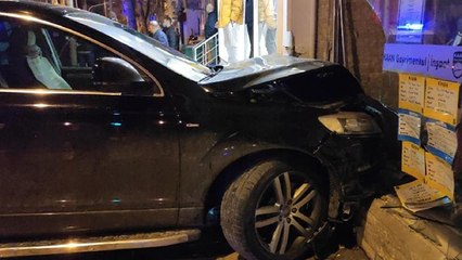 Magandalar kilometrelerce kaçıp duvara tosladı