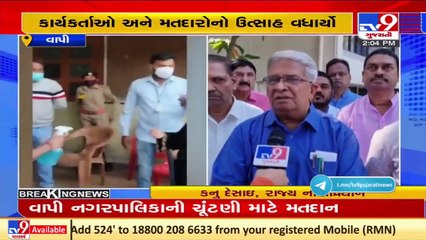 Vapi Municipality elections_ Finance minister Kanu Desai appeals people to cast their vote _ TV9News